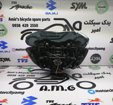 چراغ (بلوری جلو) کامل پالس 135 LS رنگ قرمز درجه یک