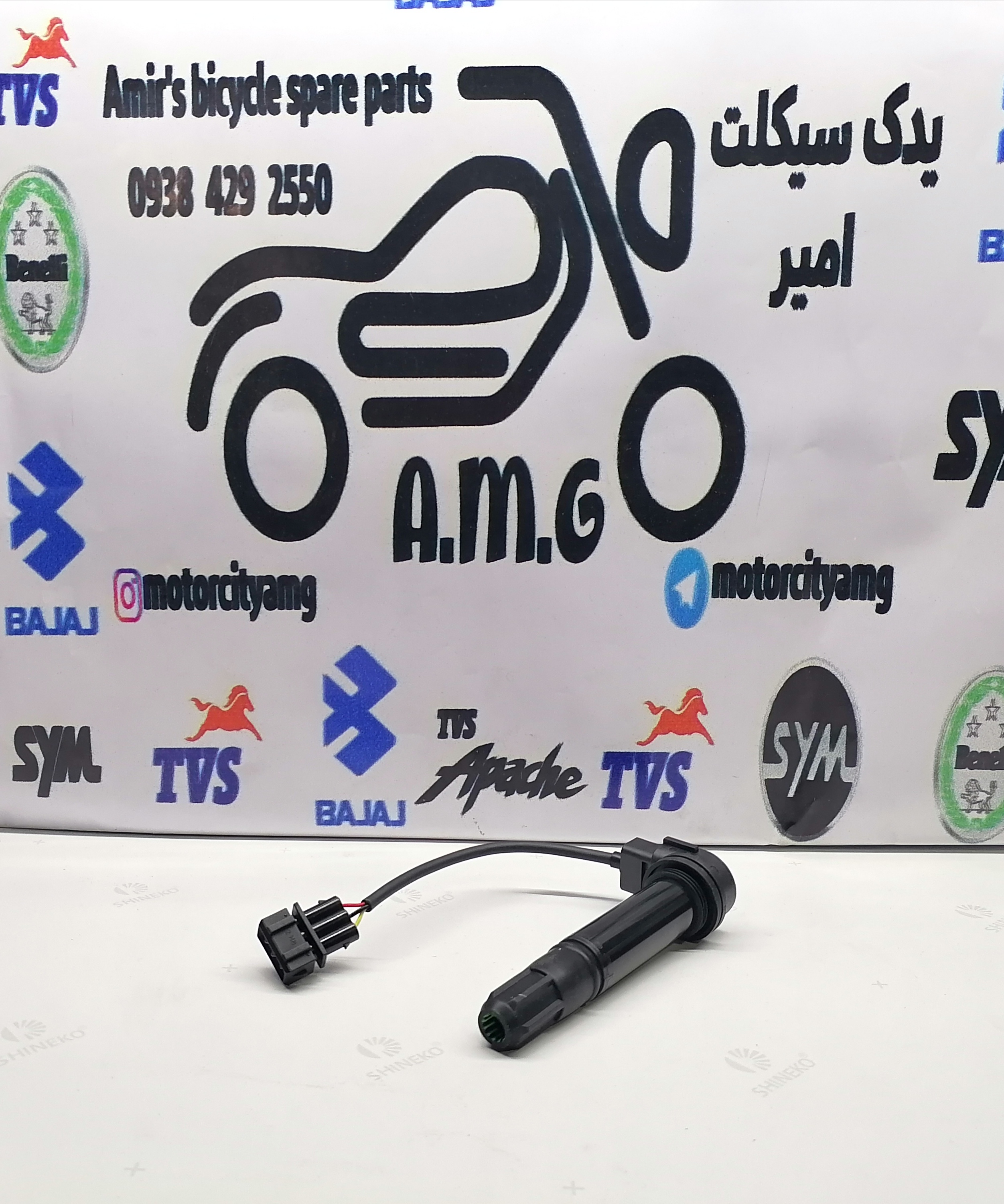 تصویر کوئل برق شمع موتور بنلی 300 دوسیلندر و ریس ( کیفیت درجه 1 ) 