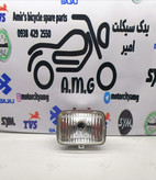بلوری چراغ جلو کامل موتور تریل روان قدیم چراغ مربعی