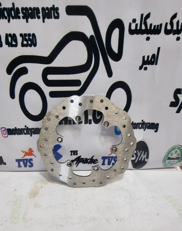 دیسک ترمز عقب موتور بنلی 180 و 150 و 250 تک سیلندر جدید نیوفیس درجه یک