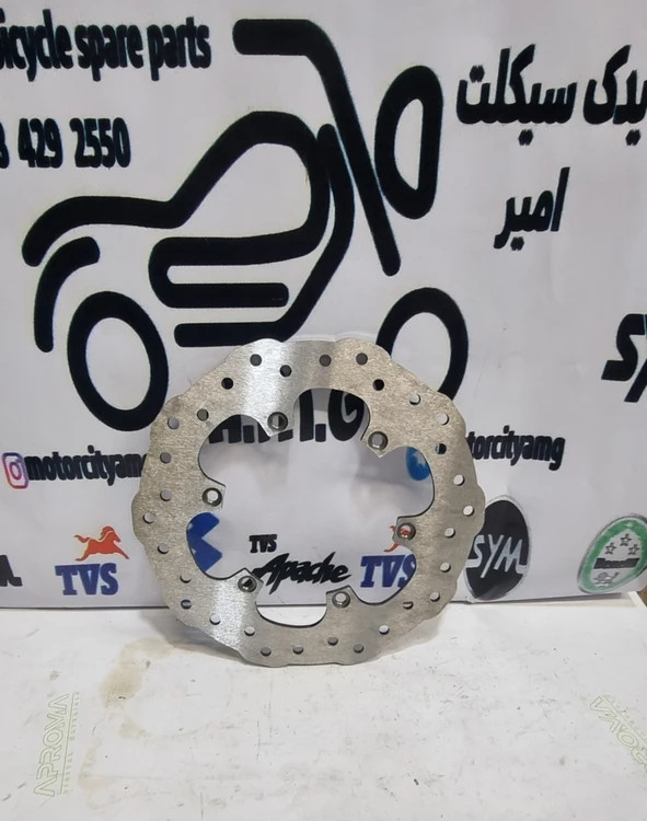 دیسک ترمز عقب موتور بنلی 180 و 150 و 250 تک سیلندر جدید نیوفیس درجه یک