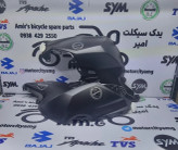 قاب ( کاور ) روی باک موتور بنلی 180 مشکی ( جفتی ) اصلی